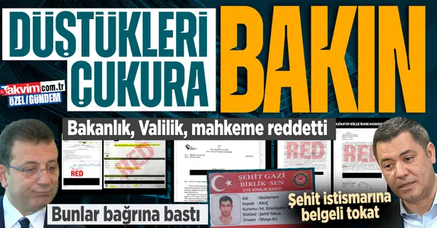 Bakanlık, Valilik, mahkeme reddetti, CHP'li İBB PKK'lı Muharrem Kılıç'ı bağrına bastı! Şehit istismarına belgeli tokat