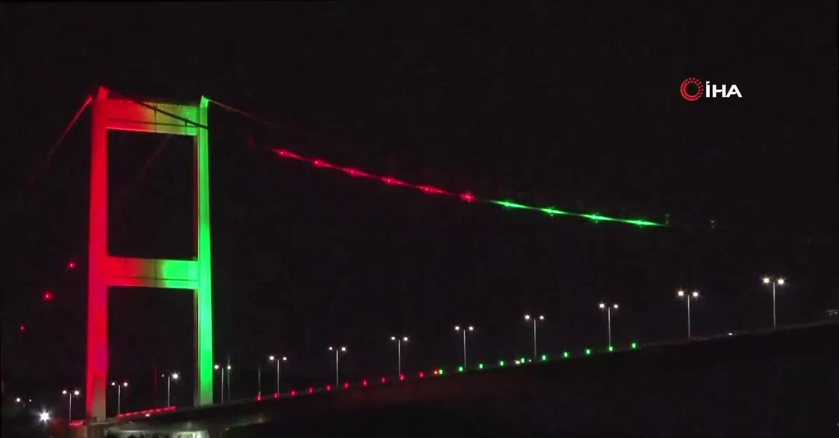 Fsm Ve Yavuz Sultan Selim Koprusu Afganistan Bayragi Renklerine Burundu Videosunu Izle Takvim Tv