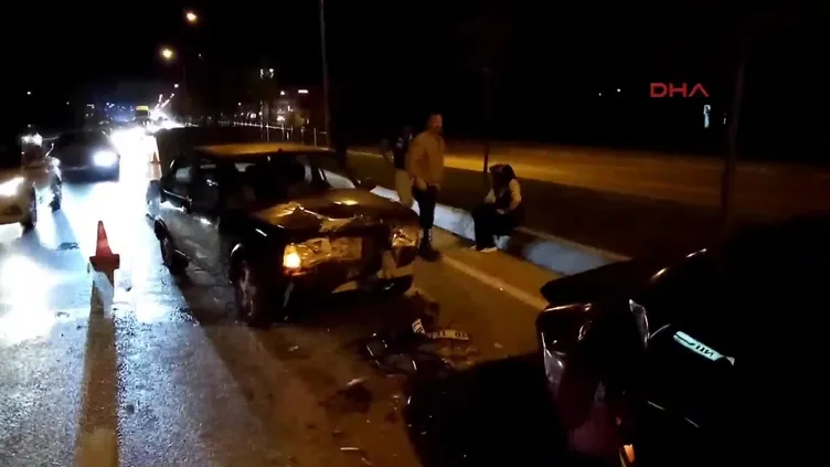 Bursa'da zincirleme kaza: 4 yaralı