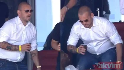 Eski Galatasaraylı Wesley Sneijder’in küs olduğu eşi Yolanthe Cabau vücuduyla şov yaptı!