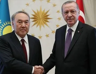Başkan Erdoğan, Nazarbayev ile görüştü