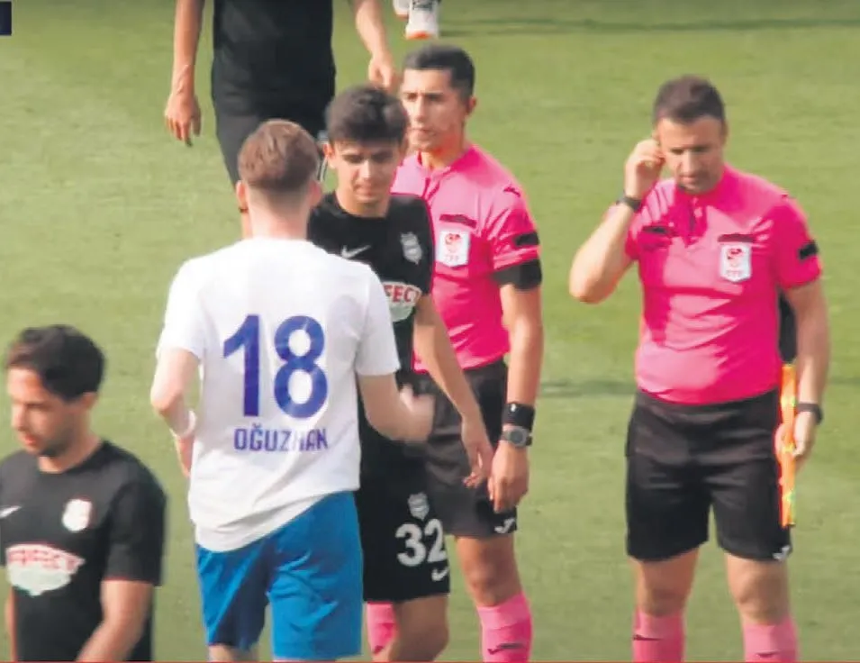 Şut bile atılmadı ortalık karıştı