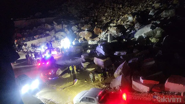 Balıkesir'deki mermer ocağında facia: 2 işçinin üzerine kaya düştü! Göçük anı kameralarda - 1