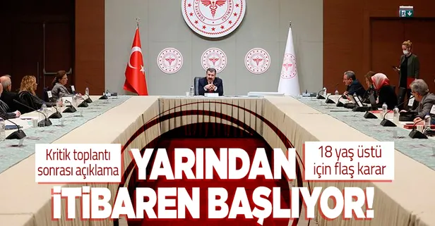 Son dakika: Bilim Kurulu toplantısı sonrası flaş 3. doz açıklaması: Yarından itibaren...