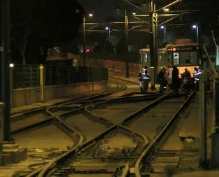 Teknik arıza nedeniyle tramvay seferleri durdu