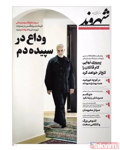 Süleymani suikastı dünyayı karıştırdı! ABD’ye duyulan öfke İran gazetelerine böyle yansıdı