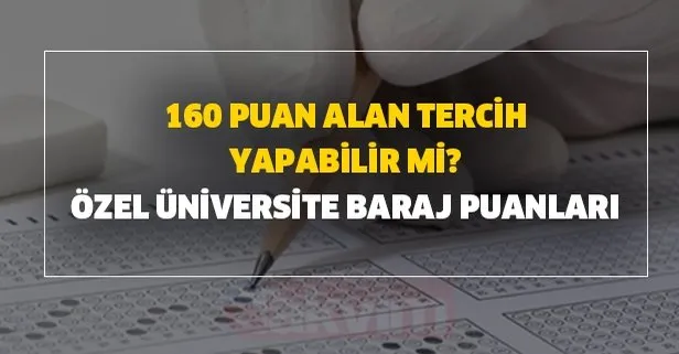 160 puan alan tercih yapabilir mi? 180 puanlı