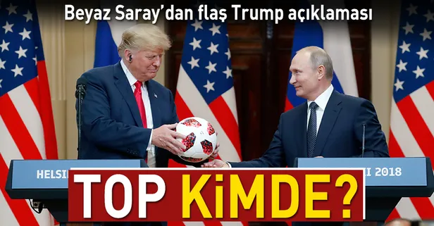 Beyaz Saray’dan Trump'ın sözlerine düzeltme