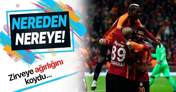 Nereden nereye! Galatasaray 5 haftada 15 puan topladı, 10 puan gerisindeki Sivas’ı solladı