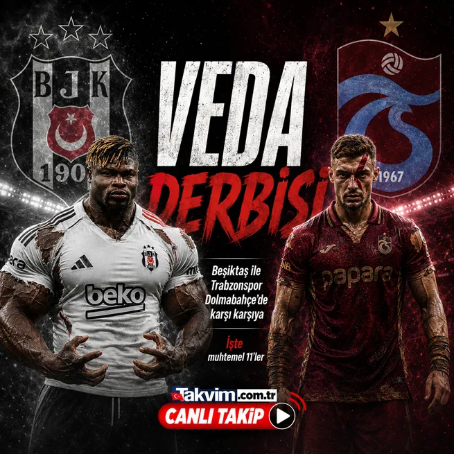 Dolmabahçe’de sezonun son derbisi! Beşiktaş - Trabzonspor maçının muhtemel 11’leri