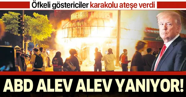 George Floyd'un polis tarafından acımasızca katledilmesinin ardından ABD alev alev!