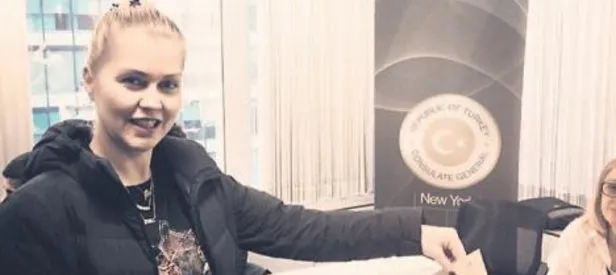 Oğlunun şansı için