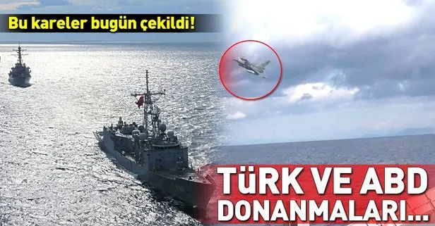 Türk ve ABD donanması Doğu Akdeniz’de eğitim yaptı