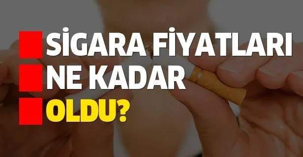 Sigara fiyatlarına zam yapılacak mı? 10 Temmuz marka marka güncel sigara fiyatları ne kadar?