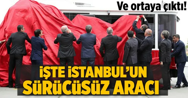 İşte İETT'nin sürücüsüz aracı