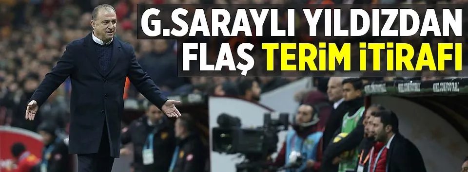 Yasin Öztekin’den Fatih Terim itirafı