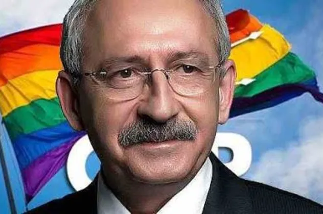 Son dakika: CHP Genel Merkezi'ne giden bir grup "Kemal Kılıçdaroğlu'nu fahri LGBT üyesi ilan ettik" dedi