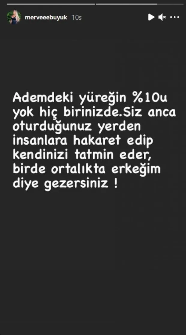 Adem Büyük'ün eşi Merve Büyük Beşiktaş maçı sonrası gelen küfürlere açtı ağzını yumdu gözünü 'Ortalıkta 'erkeğim' diye gezersiniz'-8
