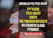 EYTlilere OCAK 2023 bileti! Yaş TABLOSU için A PLANI netleşti! 1995-1996-1997-1999 sigorta kaydı + 5.000 primi olana EYT piyangosu 12den vurdu! Staj, çıraklık...