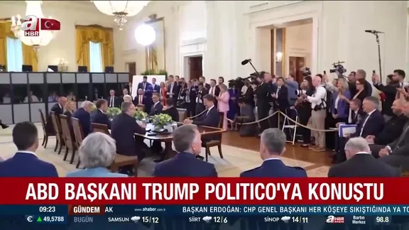 Trump Başkan Erdoğan'a övgüler yağdırdı