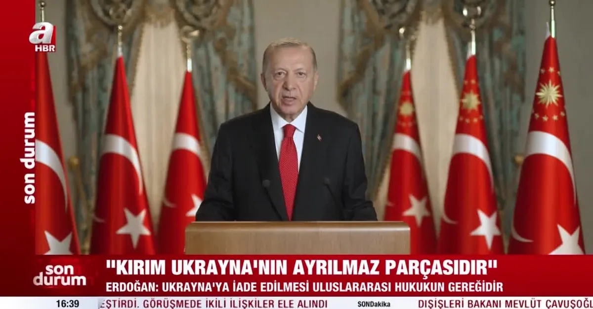 Başkan Erdoğan'dan Kırım mesajı