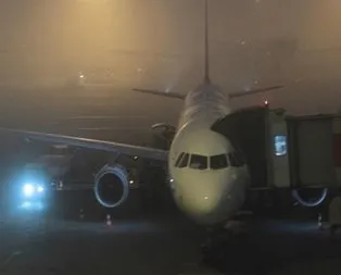 İstanbul’da hava ulaşımına sis engeli
