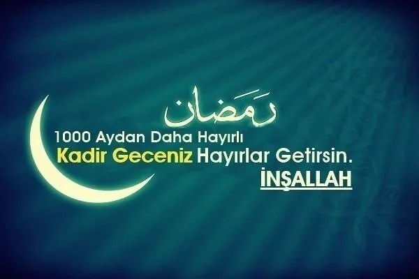 2019 kadir gecesi resimli mesajlari en