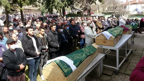 Edirne'de 4 kişinin öldürüldüğü olayda 1 kişi tutuklandı! Cenazede gözyaşları sel oldu-8