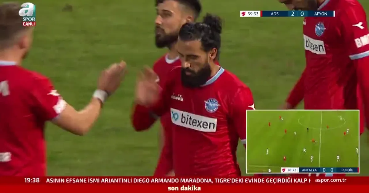GOL | Adana Demirspor 2-0 Afjet Afyonspor