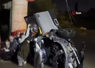 Sivas’ta feci kaza! Kontrolden çıkan otomobil Kızılırmak’a uçtu 3 kişi yaralandı