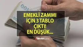 3 TABLODA EMEKLİ TEMMUZ ZAMMI 2024! SSK, Bağ-Kur en düşük emekli maaşı hesabı değişti! 10.000, 10.500, 11.000 TL alanlar...