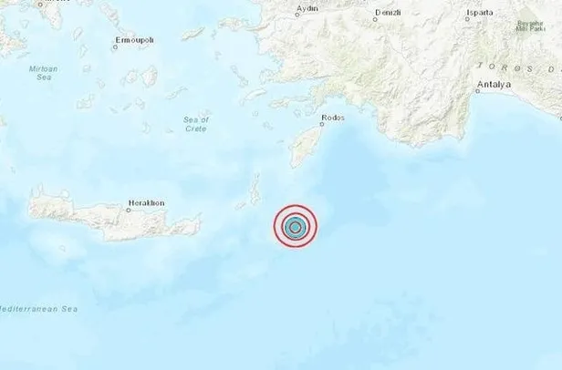 Akdeniz'de korkutan deprem-1