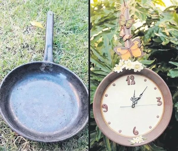 Eskileri atma yeniden tasarla! Tavadan saat süzgeçten saksı yaptılar...-1