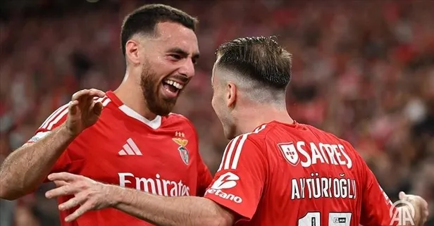Kerem ve Orkun gol attı! Benfica Şampiyonlar Ligi'nde son 16 turuna kaldı