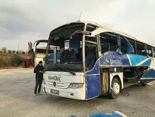Son dakika: Kahramanmaraş'ta korkunç kaza! Yolcu otobüsü devrildi 7 ölü-1