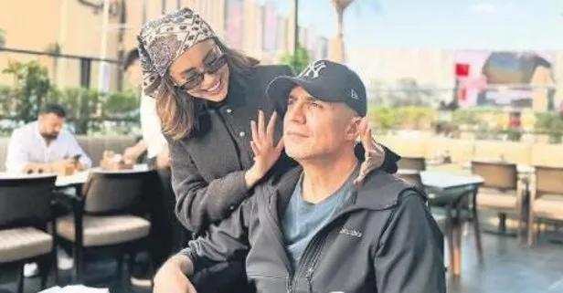 Dubai’de aşk | Özcan Deniz ve Samar Dadgar’dan romantik pozlar