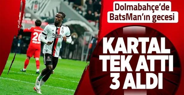 Kartal tek attı 3 aldı! Beşiktaş 1-0 Gaziantep FK MAÇ SONUCU ÖZET