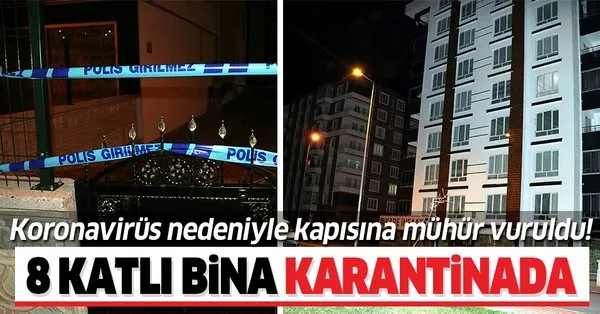 Kayseri De 8 Katli Bina Karantinada Takvim
