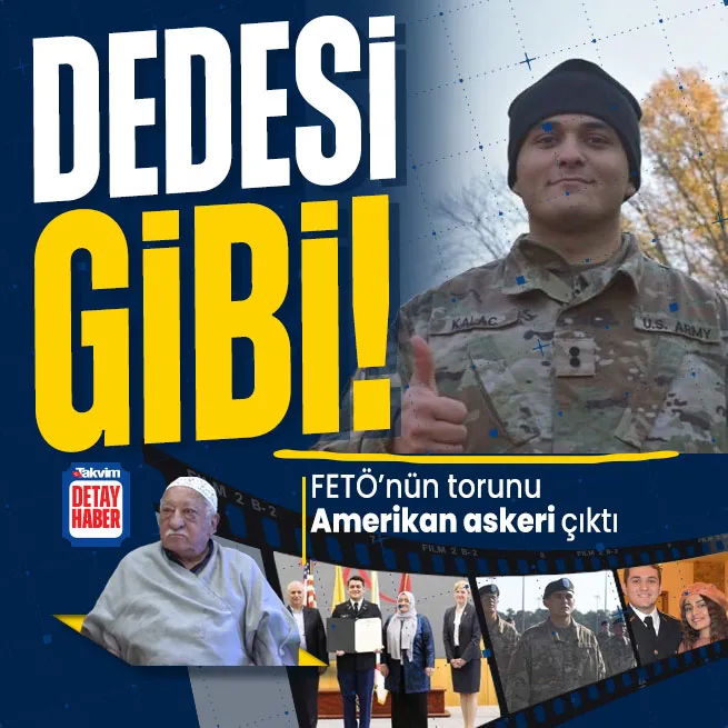 İblis başı Fetullah Gülenin torunu Hayreddin Kalaç ABD askeri çıktı!