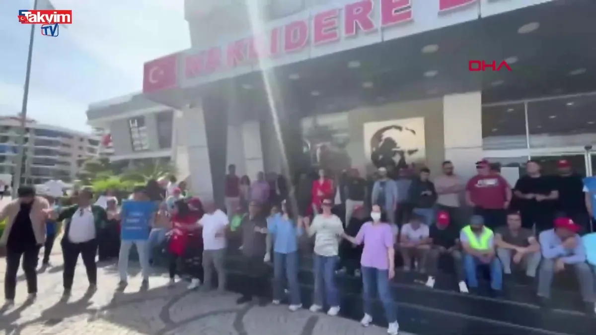 Narlıdere'de 350 işçi grevde!