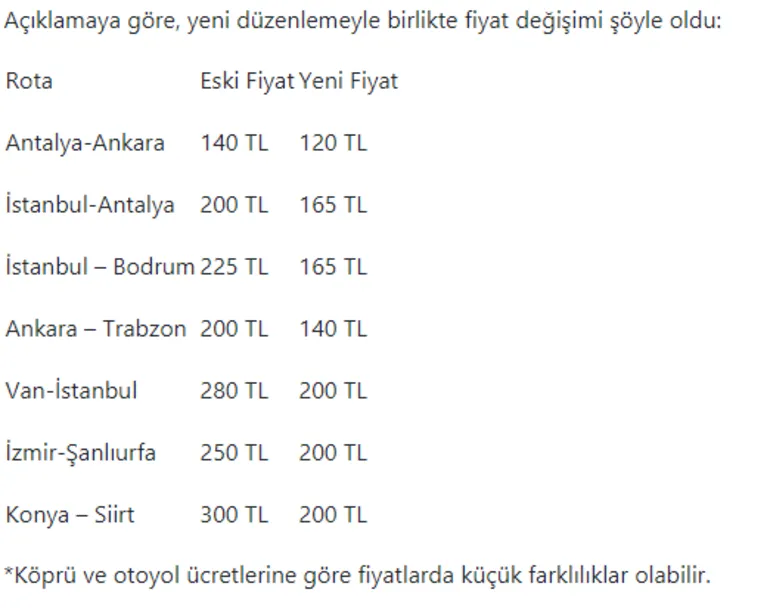 Karar Resmi Gazete'de yayımlandı! Otobüs fiyatları çakıldı - 5