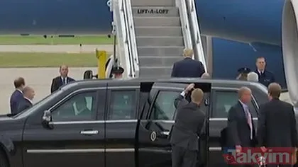 Uçağa tuvalet kağıdıyla binen Trump karizmayı fena çizdirdi!
