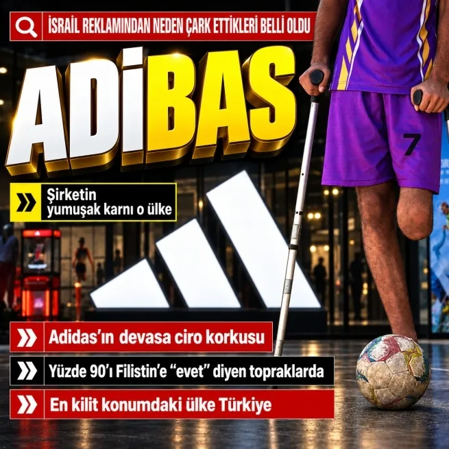 24 milyar avroluk pazarda boykot korkusu! Adidasın ticari ağının yüzde 90,8i Filistine evet diyen ülkelerde