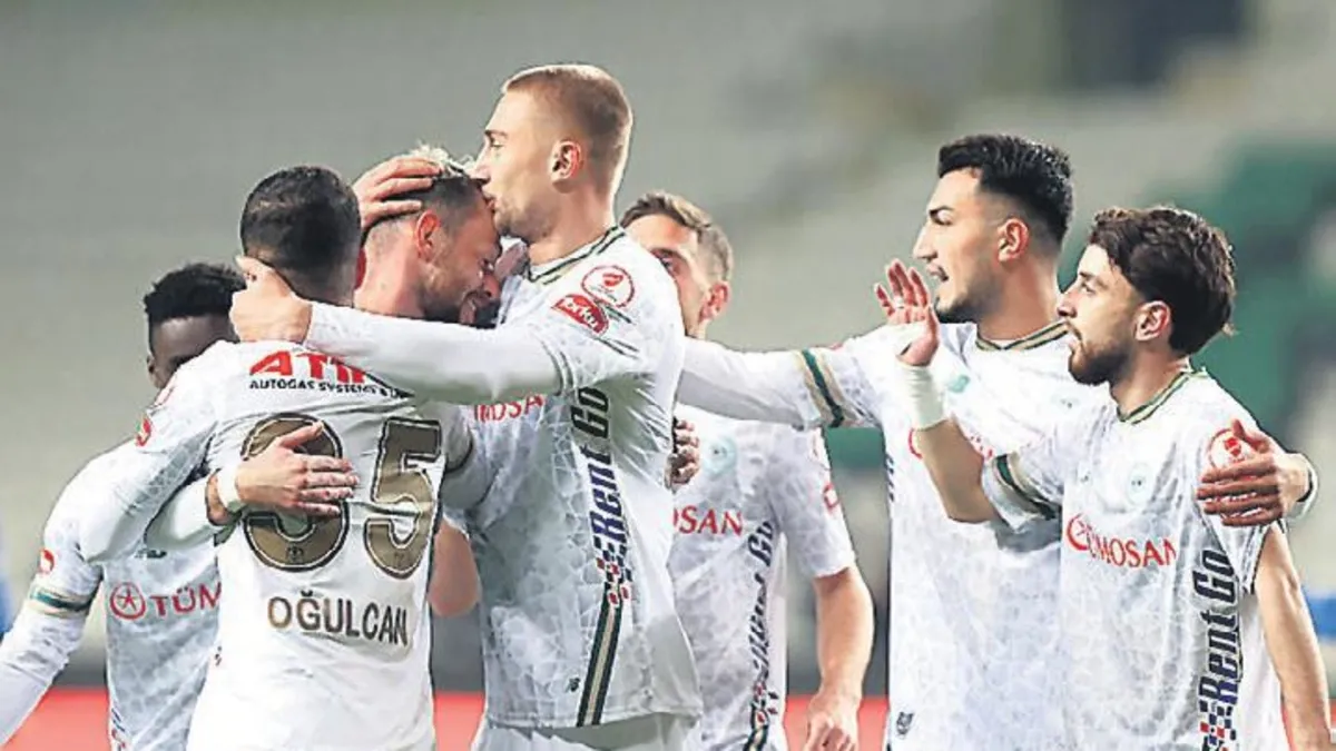 Konyaspor’dan 9 gollü resital