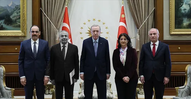 Başkan Erdoğan İmralı Heyeti'ni kabul etti... Görüşmede MİT de var: Buldan ve Sancar Beştepe öncesi kimlerle görüştü?