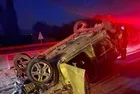 Çanakkale'de bariyerlere çarpan otomobil takla attı: 1 kişi hayatını kaybetti
