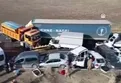 Van Erciş trafik kazası drone görüntüsü!