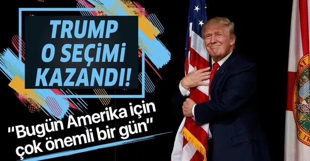 Trump o seçimi kazandı!