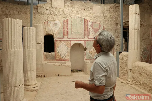 Zeugma Antik Kenti'nde 16 yıl süren kazılar sonucunda 2 kaya odası ortaya çıkarıldı - 5
