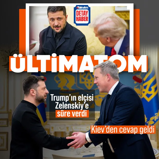 Trump’ın elçisinden Ukrayna’ya ültimatom! Kiev’den cevap geldi
